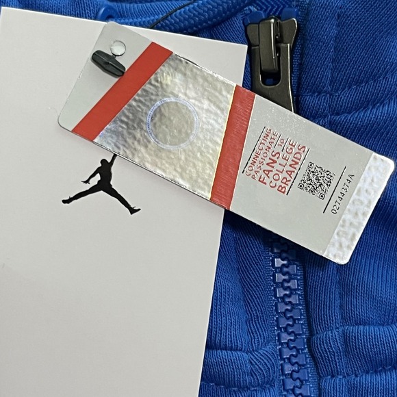 UCLA Bruins Hoodie Mens Medium Blue Full Zip NCAA Football Nike Jordan Jumpman - Picture 8 of 12